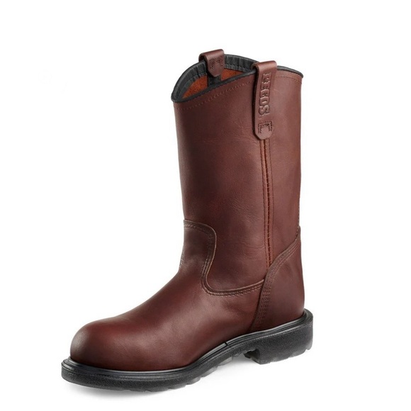 Red Wing Shoes Other - Red Wing Brown Supersole Safety Toe Pull-On Boots Style #2405 - Size 9.5